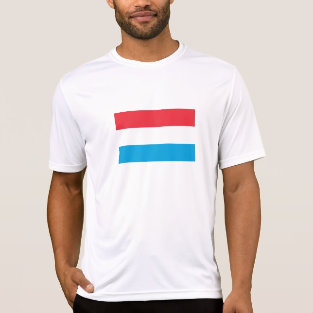 T-shirt Drapeau du Luxembourg (Devant)