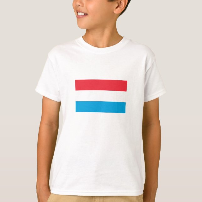 T-shirt Drapeau du Luxembourg (Devant)