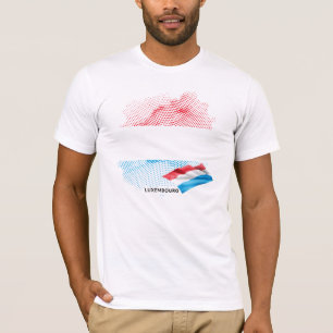 T-shirt Drapeau du Luxembourg