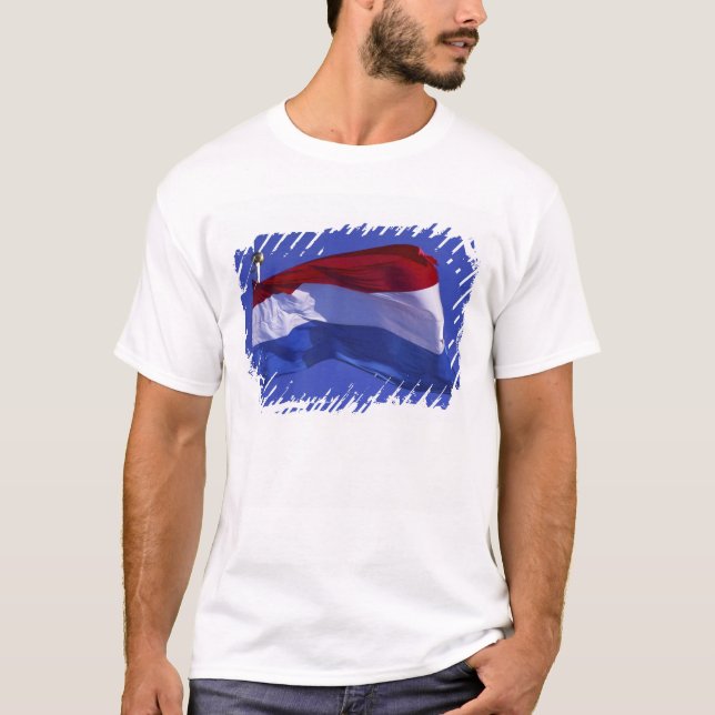 T-shirt drapeau du Luxembourg RF) (Devant)