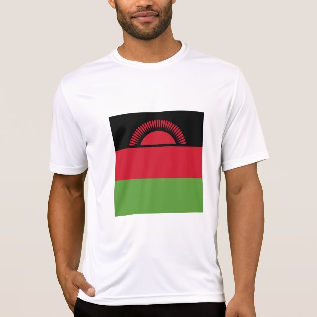 T-shirt drapeau du Malawi (Devant)