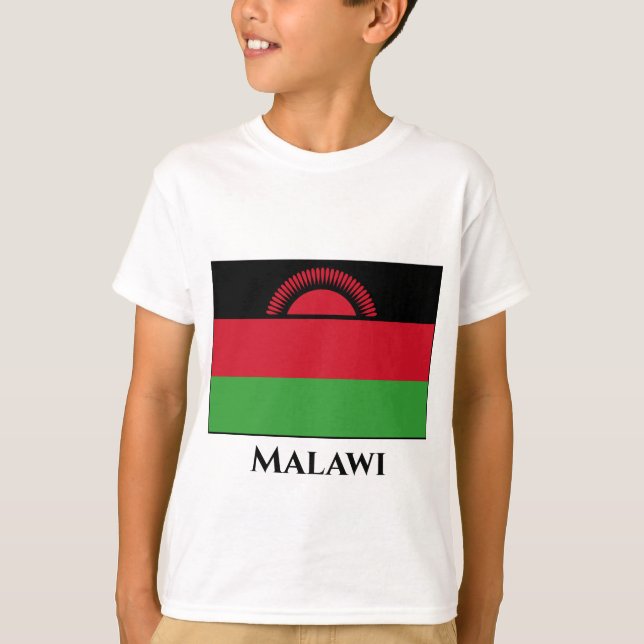 T-shirt Drapeau du Malawi (Devant)