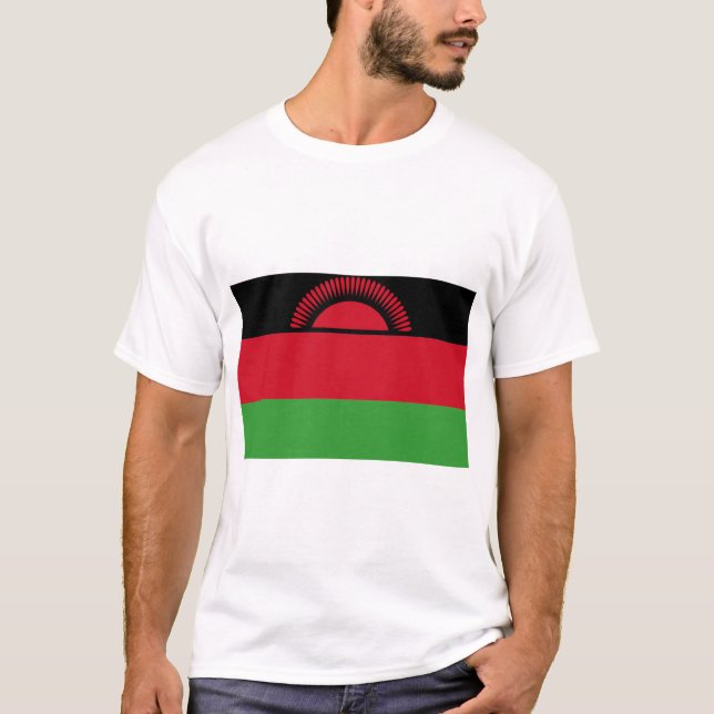 T-shirt Drapeau du Malawi (Devant)