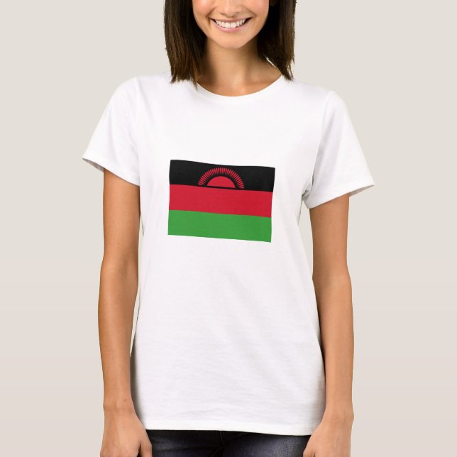 T-shirt Drapeau du Malawi (Devant)