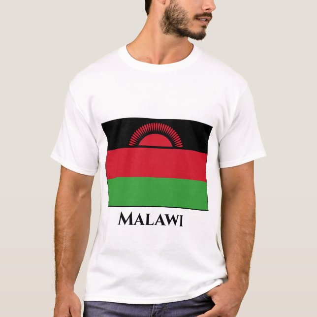 T-shirt Drapeau du Malawi (Devant)