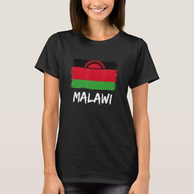 T-shirt Drapeau du Malawi Malawi 1 (Devant)