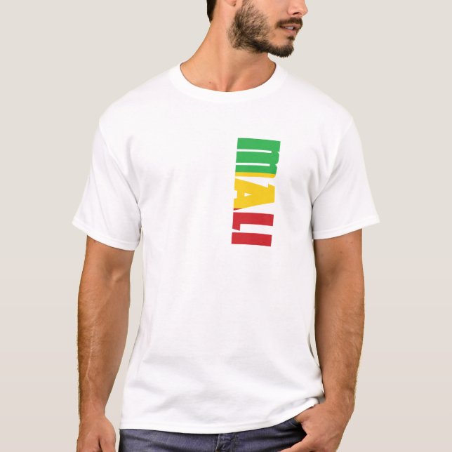 T-shirt Drapeau du Mali (Devant)