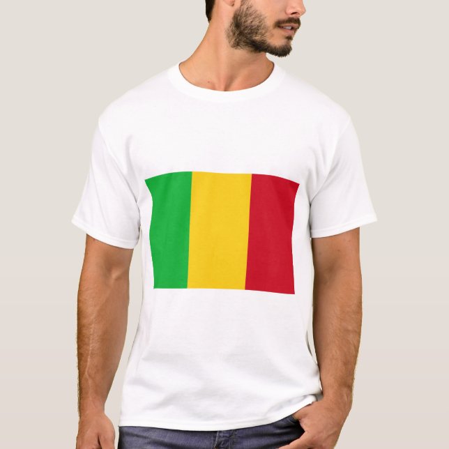 T-shirt Drapeau du Mali (Devant)