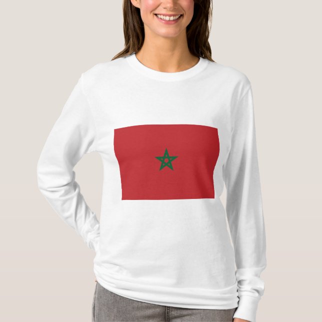 T-shirt Drapeau du Maroc (Devant)