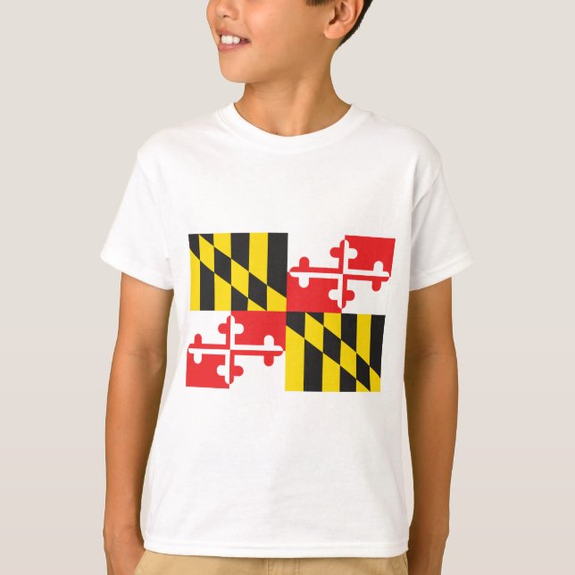 T-SHIRT DRAPEAU DU MARYLAND (Devant)