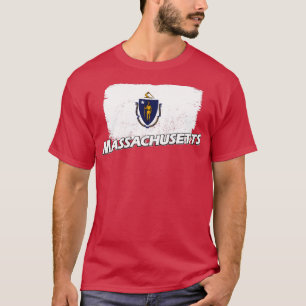 T-shirt Drapeau du Massachusetts