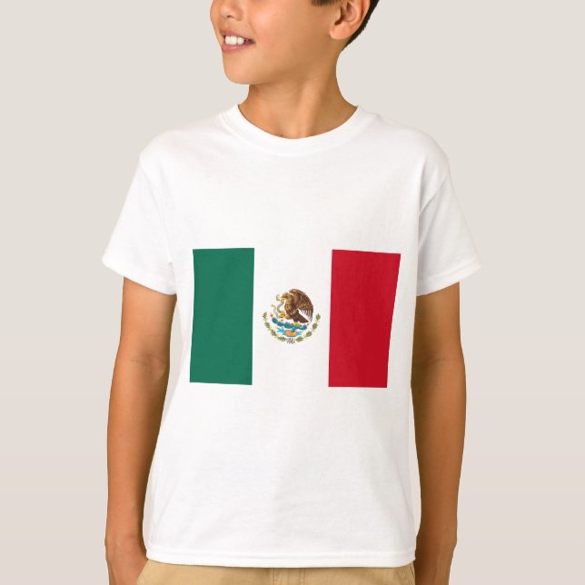 T-shirt Drapeau du Mexique (Devant)