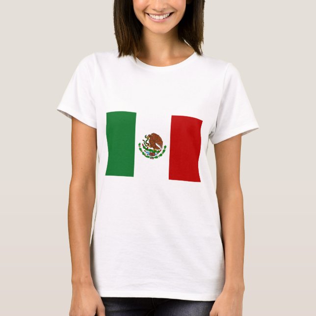 T-shirt Drapeau du Mexique (Devant)