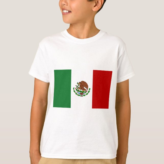 T-shirt Drapeau du Mexique (Devant)