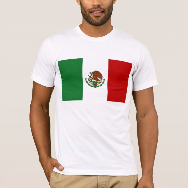 T-shirt Drapeau du Mexique (Devant)