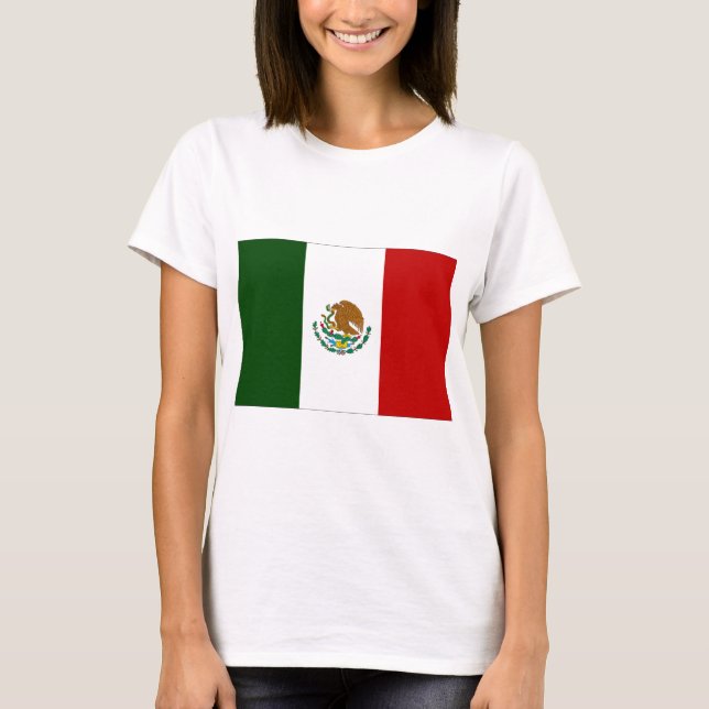 T-shirt Drapeau du Mexique (Devant)
