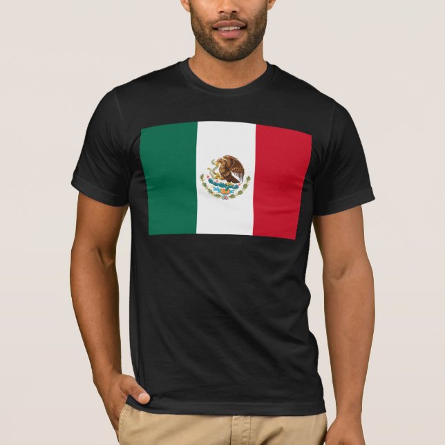 T-shirt Drapeau du Mexique, Bandera de la République mexic (Devant)