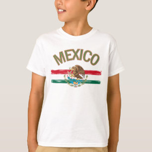 T-shirt Drapeau du Mexique de Mexicain
