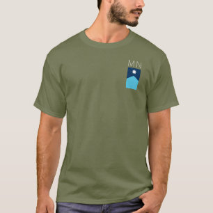 T-shirt Drapeau du Minnesota