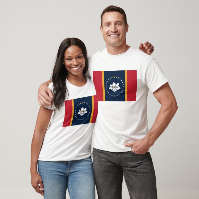 T-shirt Drapeau du Mississippi (Unisexe)