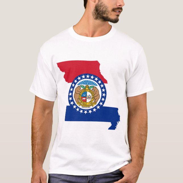 T-shirt Drapeau du Missouri (Devant)