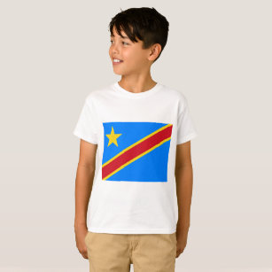 T-shirt Drapeau du monde de la République démocratique du