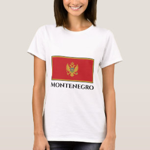 T-shirt Drapeau du Monténégro