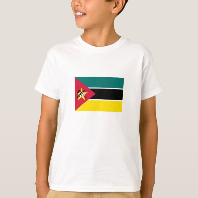 T-shirt Drapeau du Mozambique (Devant)