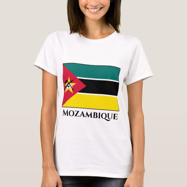T-shirt Drapeau du Mozambique (Devant)