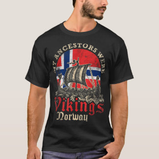 T-shirt Drapeau du navire viking norvégien