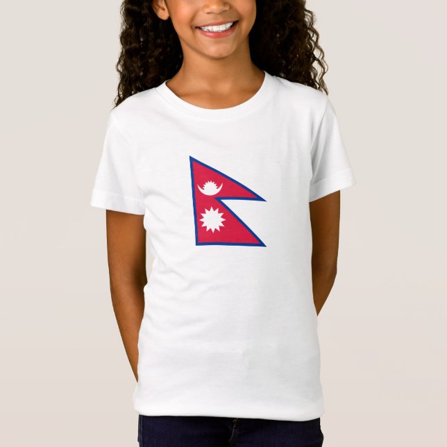 T-Shirt Drapeau du Népal (Devant)