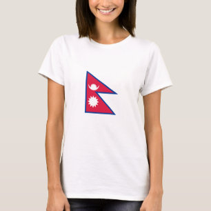 T-shirt Drapeau du Népal