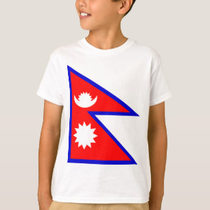 T-shirt Drapeau du Népal