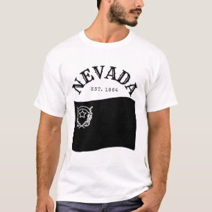 T-shirt Drapeau du Nevada