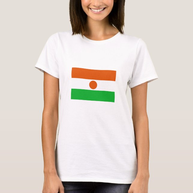 T-shirt Drapeau du Niger (Devant)