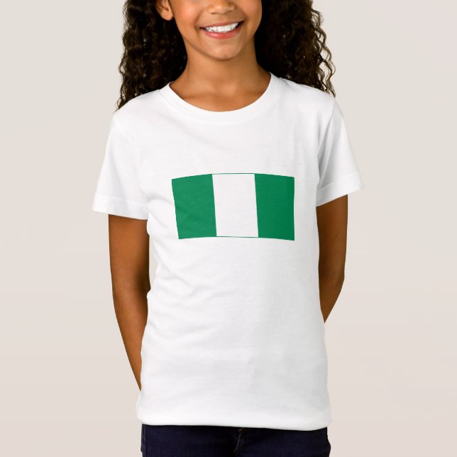 T-Shirt Drapeau du Nigeria (Devant)
