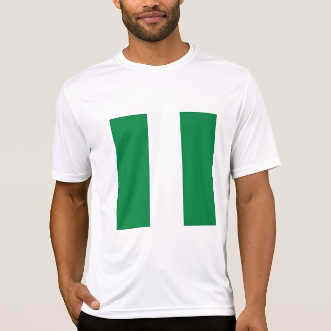 T-shirt Drapeau du Nigeria (Devant)