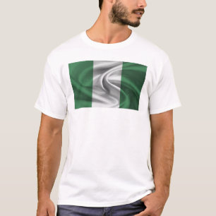 T-shirt Drapeau Du Nigeria