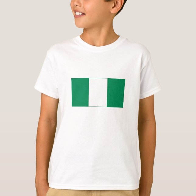T-shirt Drapeau du Nigeria (Devant)