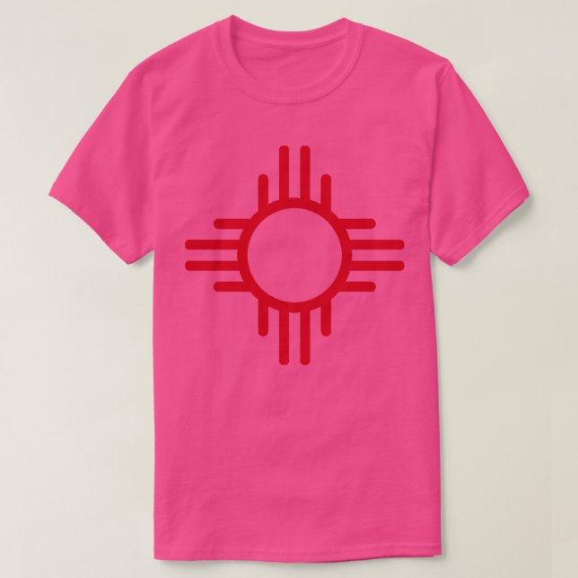 T-shirt Drapeau du Nouveau-Mexique 9 (Design devant)