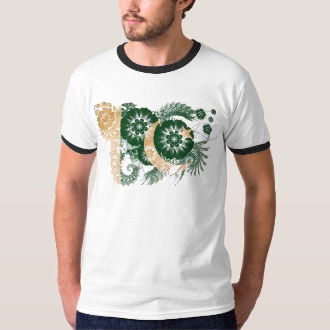 T-shirt Drapeau du Pakistan (Devant)