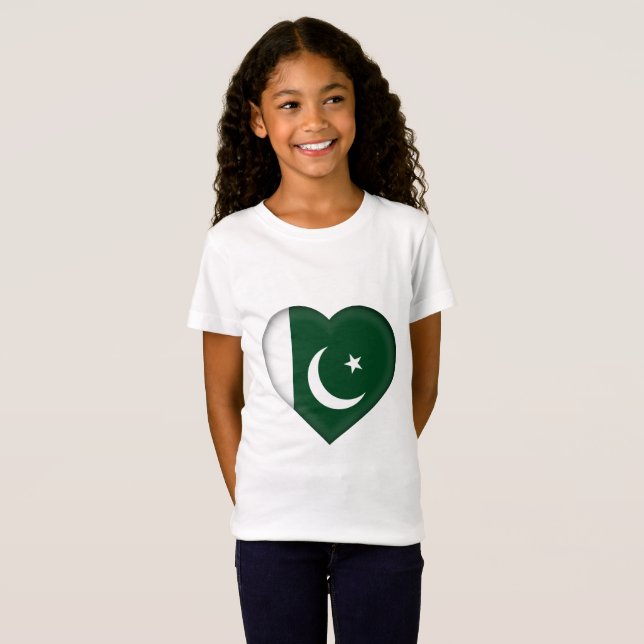 T-Shirt Drapeau du Pakistan (Devant entier)
