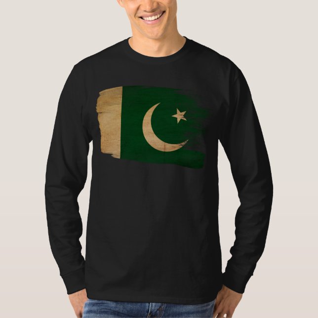 T-shirt Drapeau du Pakistan (Devant)