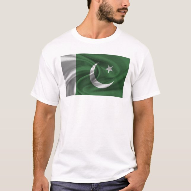 T-shirt Drapeau du Pakistan (Devant)