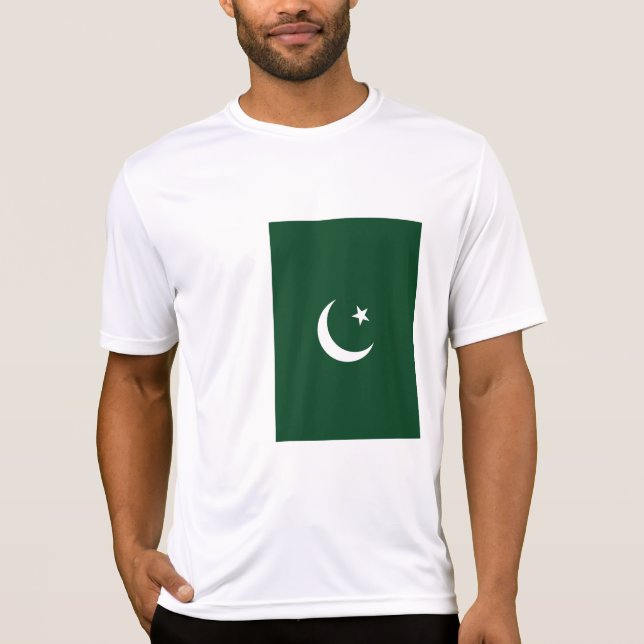 T-shirt Drapeau du Pakistan (Devant)