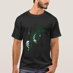 T-shirt Drapeau du Pakistan Molécule d'ADN Fierté pakistan