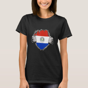 T-shirt drapeau du Paraguay