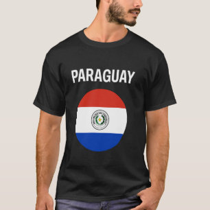 T-shirt Drapeau du Paraguay Moderne