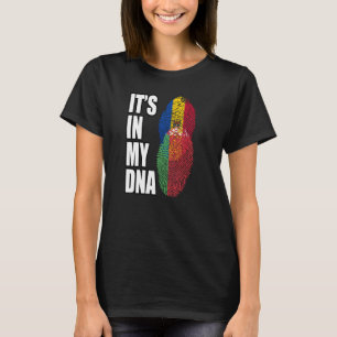 T-shirt Drapeau Du Patrimoine Biélorusse Et Moldave De Mél