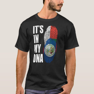 T-shirt Drapeau Du Patrimoine De L'ADN De La Biélorussie E
